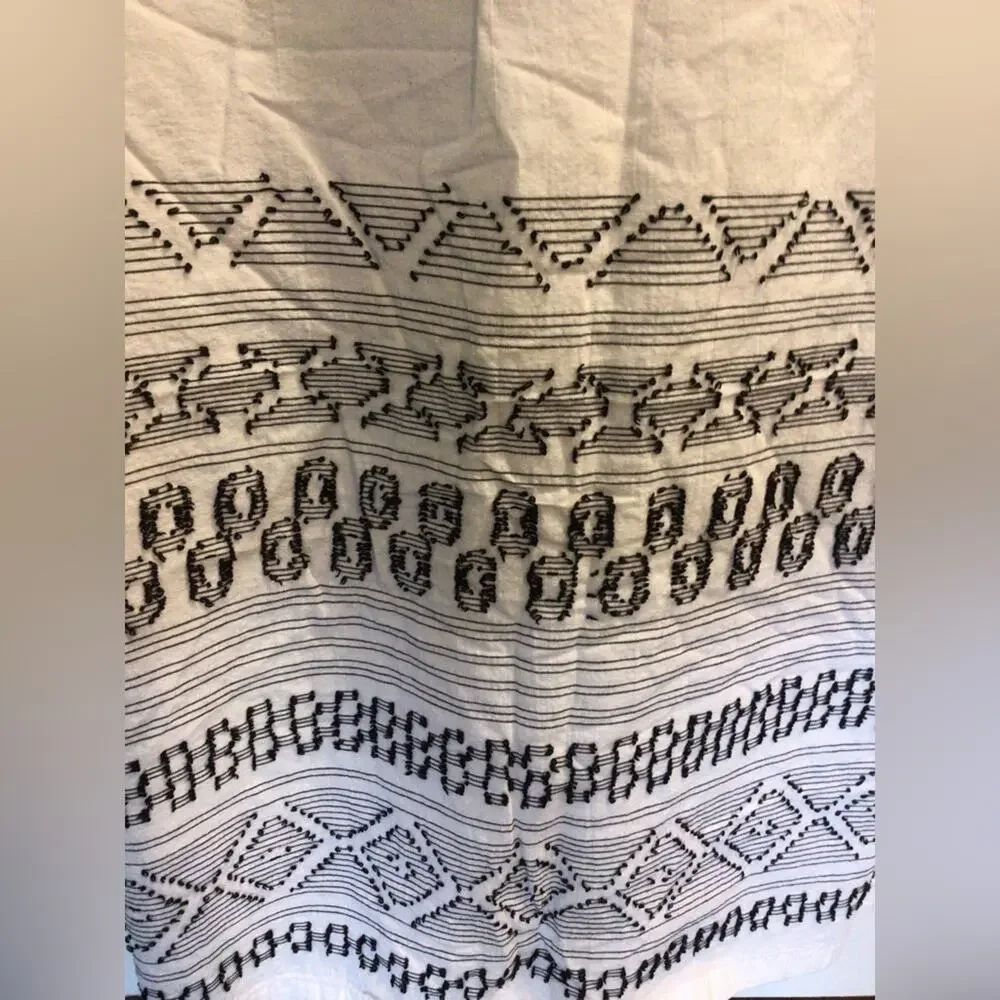 Wild Sage Shower Curtain black white 72” x 72”